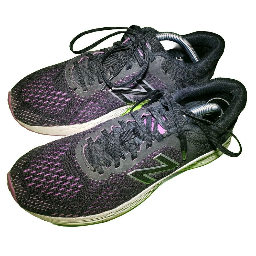 New Balance Fresh Foam Arishi Black & Purple Running Shoes WARISSS2 Women 6.5 - Picture 4 of 8